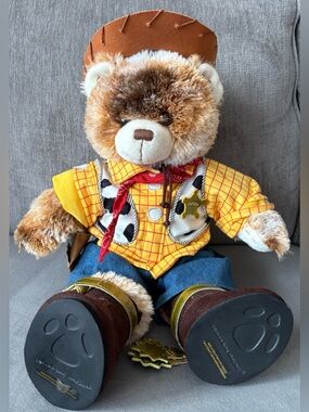 Disney Toy Story Woody Build-A-Bear Workshop Brown Plush Bear Champ
